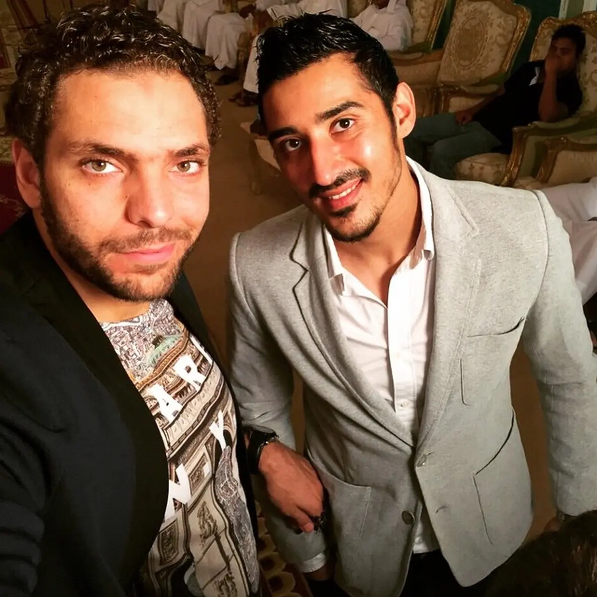 عکس / سلفی قوچان نژاد در مراسم عروسی عرب ها