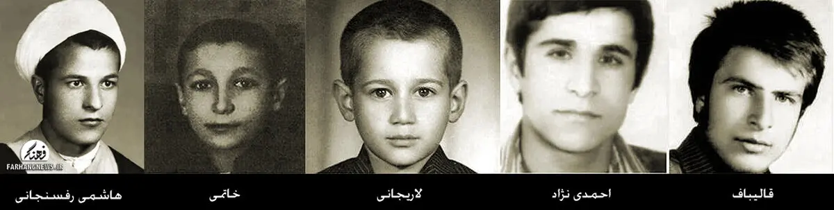 عکسی عجیب از احمدی نژاد ، قالیباف ، خاتمی،هاشمی و لاریجانی