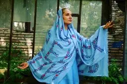 ژست خاص مهناز افشار! /عکس