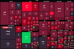 ریزش ۹ هزار واحدی شاخص بورس + عکس