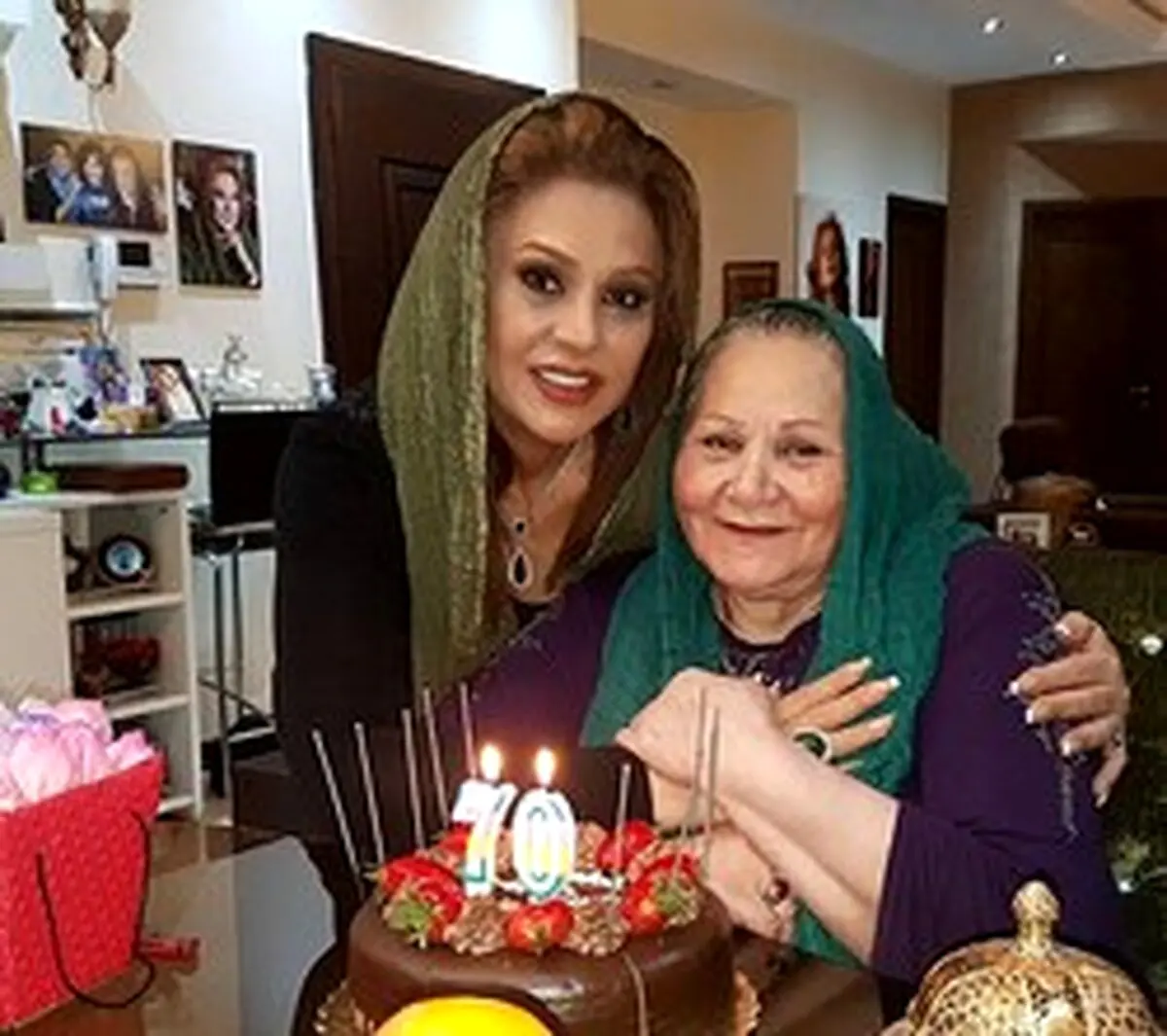 نسرین مقانلو و شباهتش به مادر + عکس