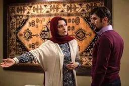 تصویری متفاوت از مهناز افشار و امين حيايى در نمايى از فيلم سينمايى "داركوب"