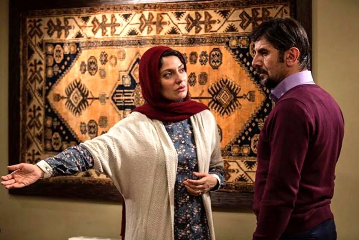 تصویری متفاوت از مهناز افشار و امين حيايى در نمايى از فيلم سينمايى "داركوب"