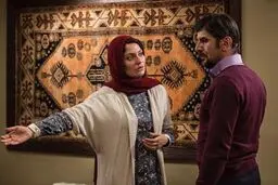 تصویری متفاوت از مهناز افشار و امين حيايى در نمايى از فيلم سينمايى "داركوب"