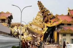 زلزله ویرانگر در میانمار/ شمار قربانیان به ۱۶۴۴ نفر رسید