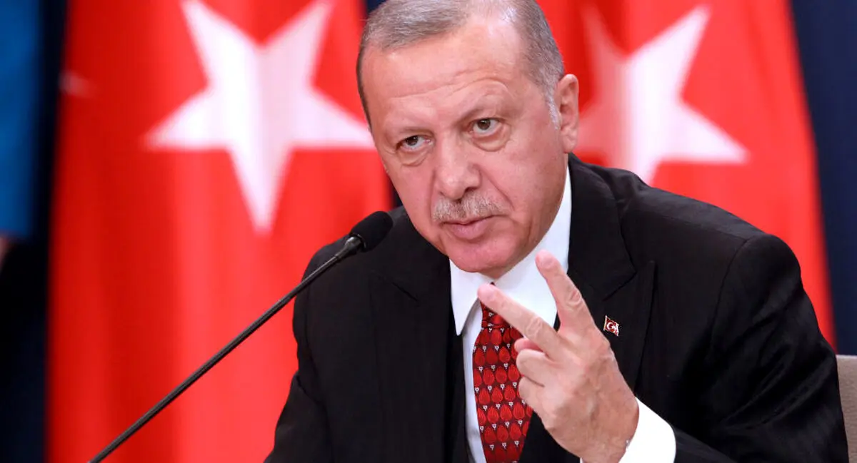 اردوغان: به عمق ۳۲ کیلومتری سوریه رسیده ایم / از تحریم های آمریکا نمی ترسیم