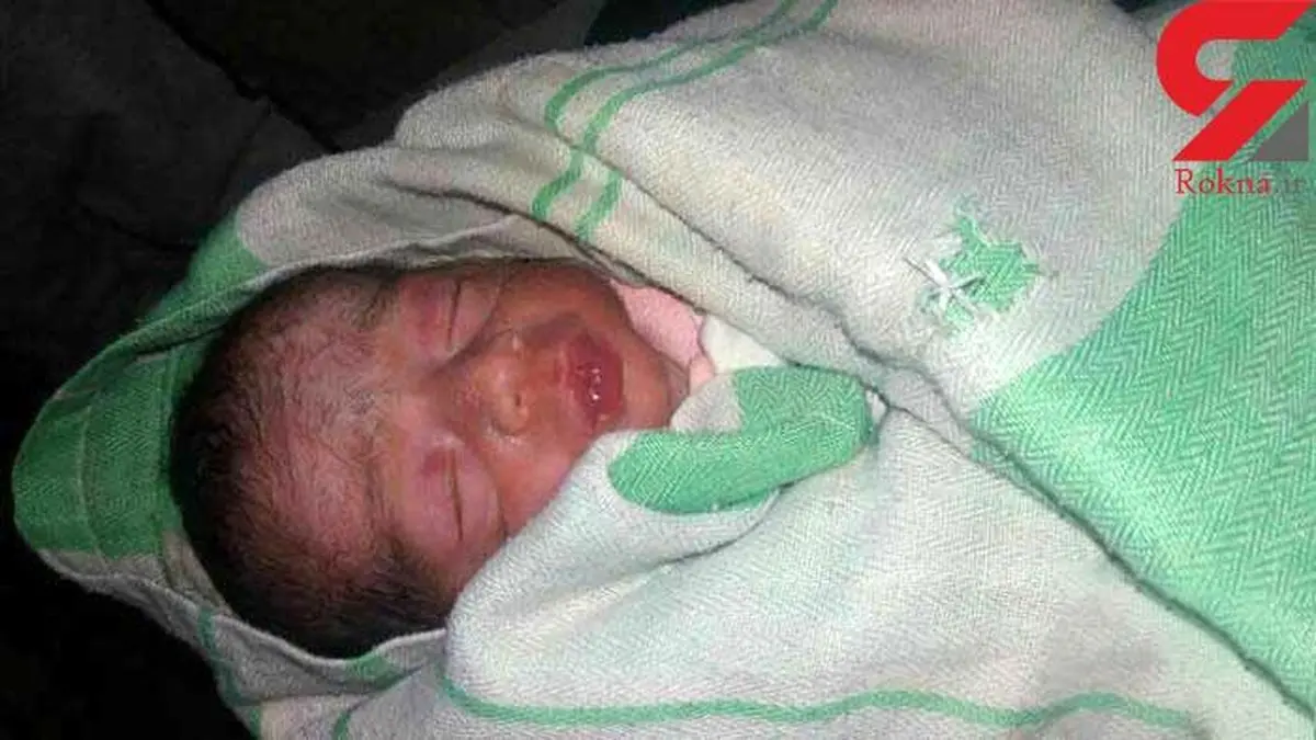 عکس / این نوزاد بدون نام ونشان در خیابان رها شد / مادر او را می شناسید ؟!