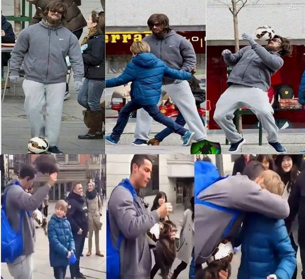 کریستیانو رونالدو در ظاهری جدید/عکس