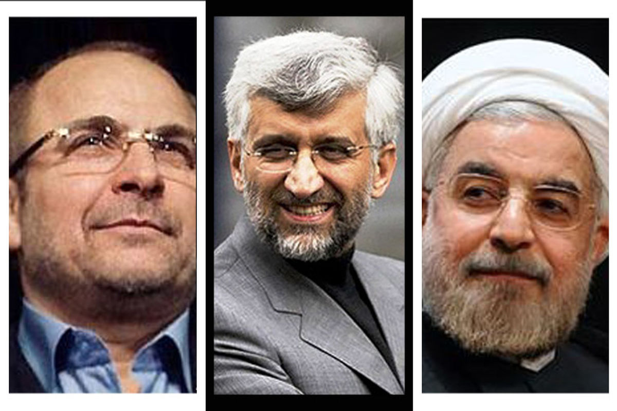 پیشتازی روحانی در پنجمین مرحله اعلام نتایج انتخابات ریاست جمهوری/ قالیباف از جلیلی فاصله گرفت