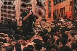 تصاویری از مداحی هافبک ملی پوش پرسپولیس در قم