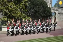 تصاویر دیده نشده از مراسم خاکسپاری همسر ملکه انگلیس