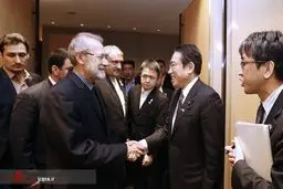 لاریجانی به ژاپن سفر کرد/ تصاویر