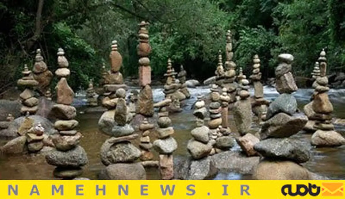 باور کنید این سنگ ها با چسب به هم متصل نیستند / تصاویر