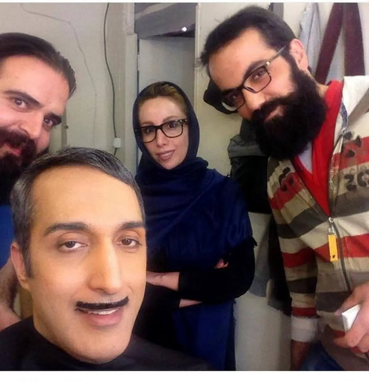 گریم جالب کمدین معروف/ عکس