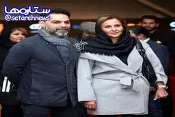 پیمان معادی و همسرش در کنارهم/عکس