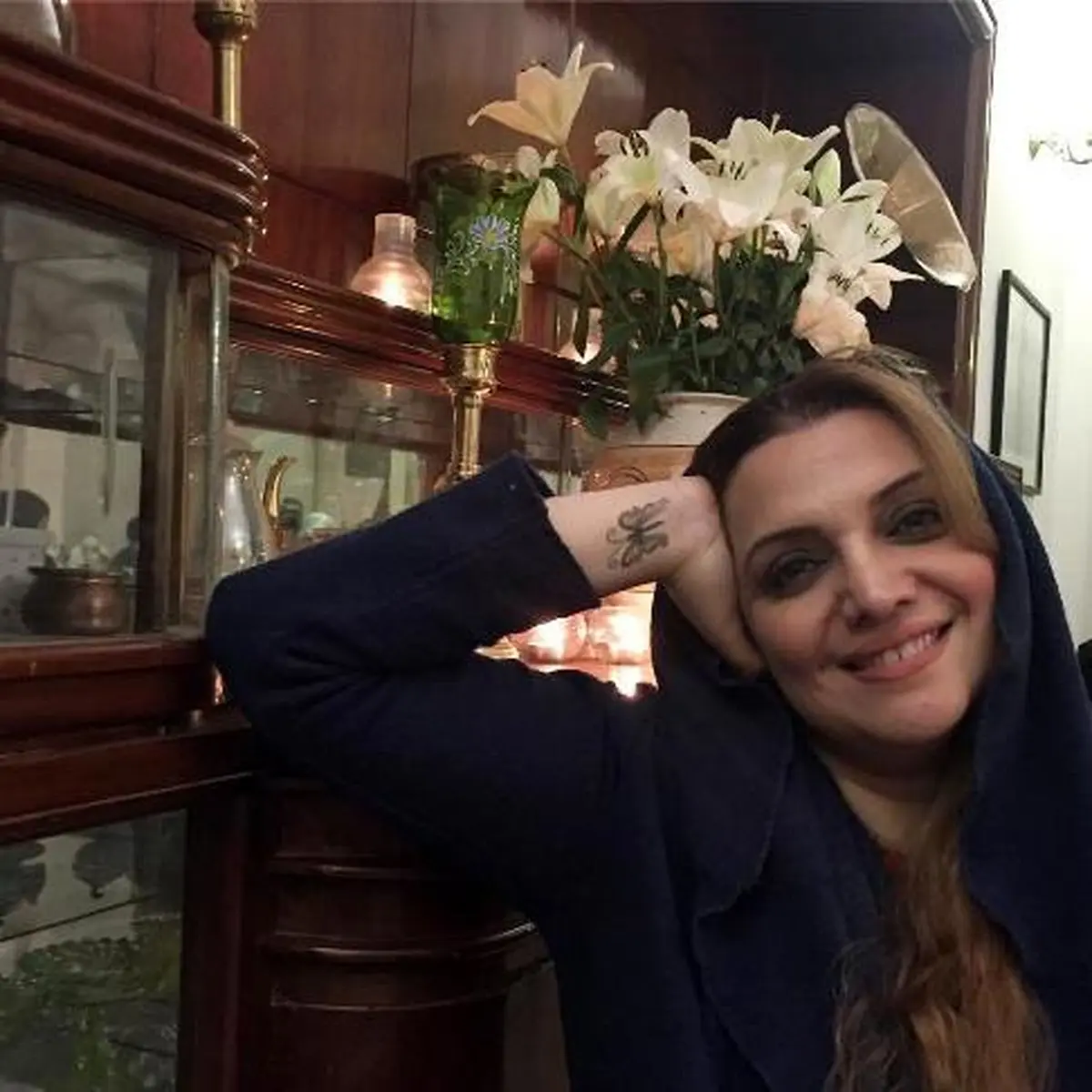 خالکوبی الهام پاوه نژاد برروی دستش! عکس