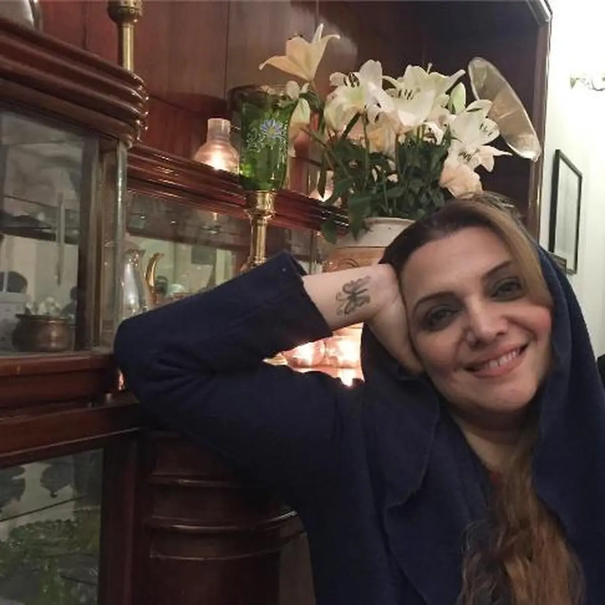 خالکوبی الهام پاوه نژاد برروی دستش! عکس