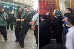 حضور قالیباف در پیاده روی اربعین / عکس