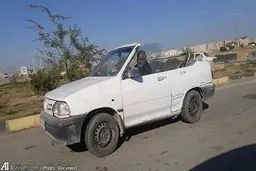 تصویری از یک پراید کروک