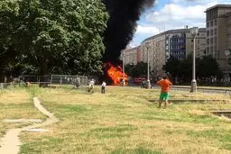 شنیده‌شدن صدای انفجار در برلین+تصاویر