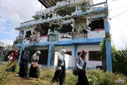 بازگشت زندگی به شهر جنگ زده س از خروج داعش/عکس