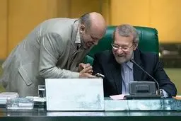 لاریجانی و منادی‌سفیدان به چه می‌خندند؟/عکس