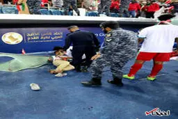 تصاویری از یک حادثه در فینال جام ملت‌های خلیج فارس