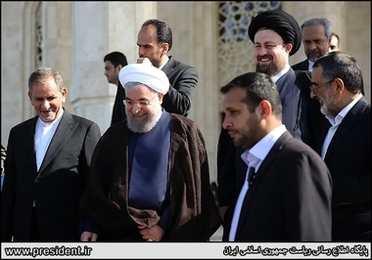 حضور اعضای کابینه دولت بر مزار شهدا/ تصاویر