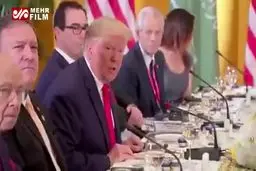 طفره رفتن ترامپ از پاسخ درباره قتل خاشقجی در حضور ولیعهد سعودی