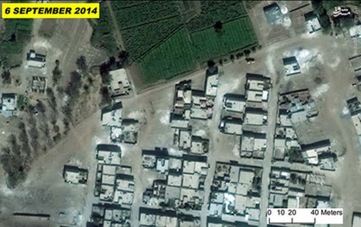 ویرانی‌های حملات داعش در کوبانی به روایت ناسا/ تصاویر