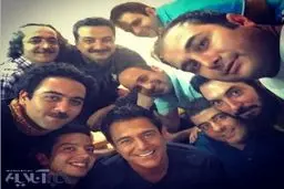 محمدرضا گلزار، محمد یعقوبی، علی سرابی و ... پشت صحنه یک فیلم سینمایی/ عکس