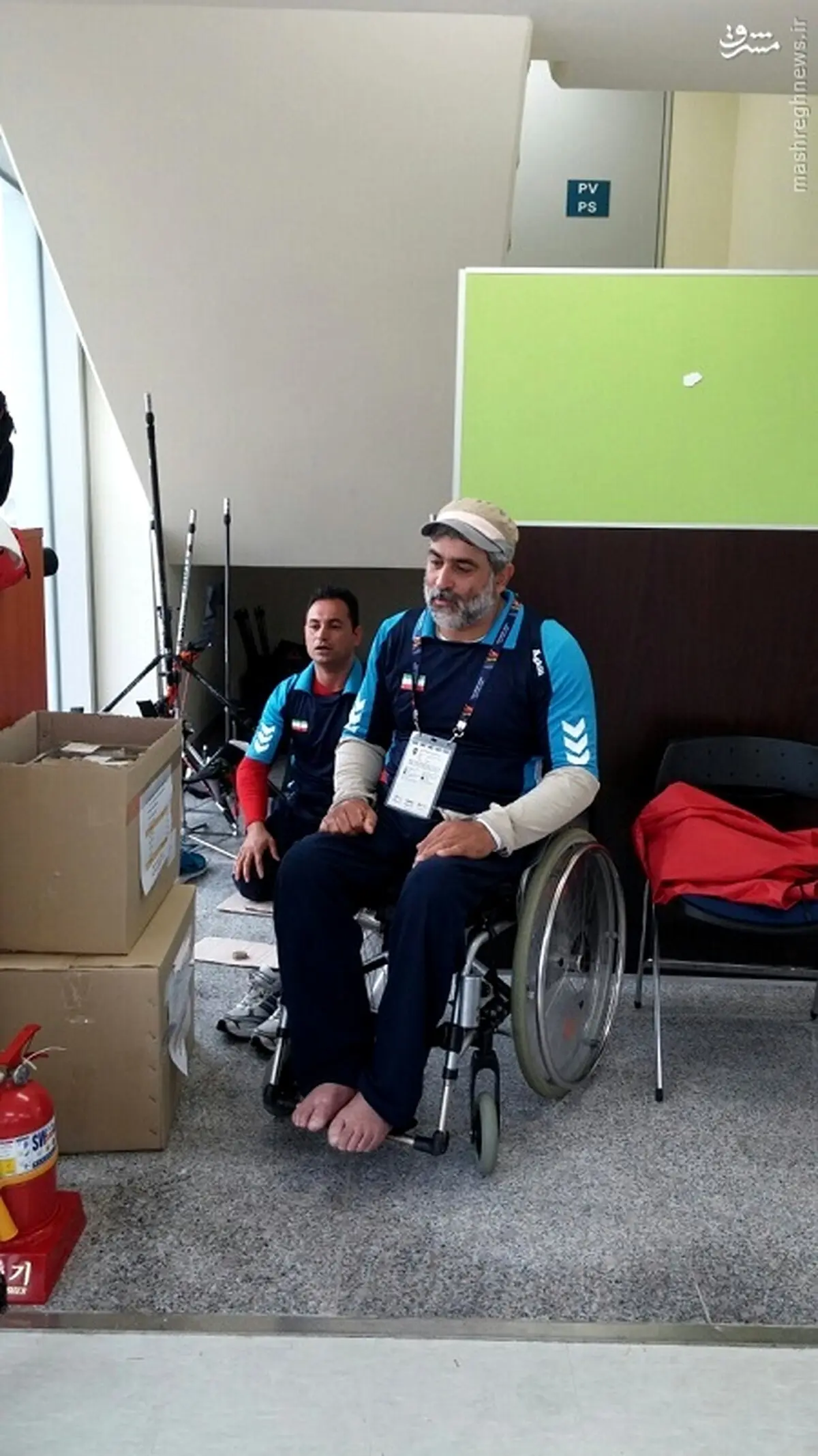 عکس/حرکت ارزشمند ورزشکاران دراینچئون