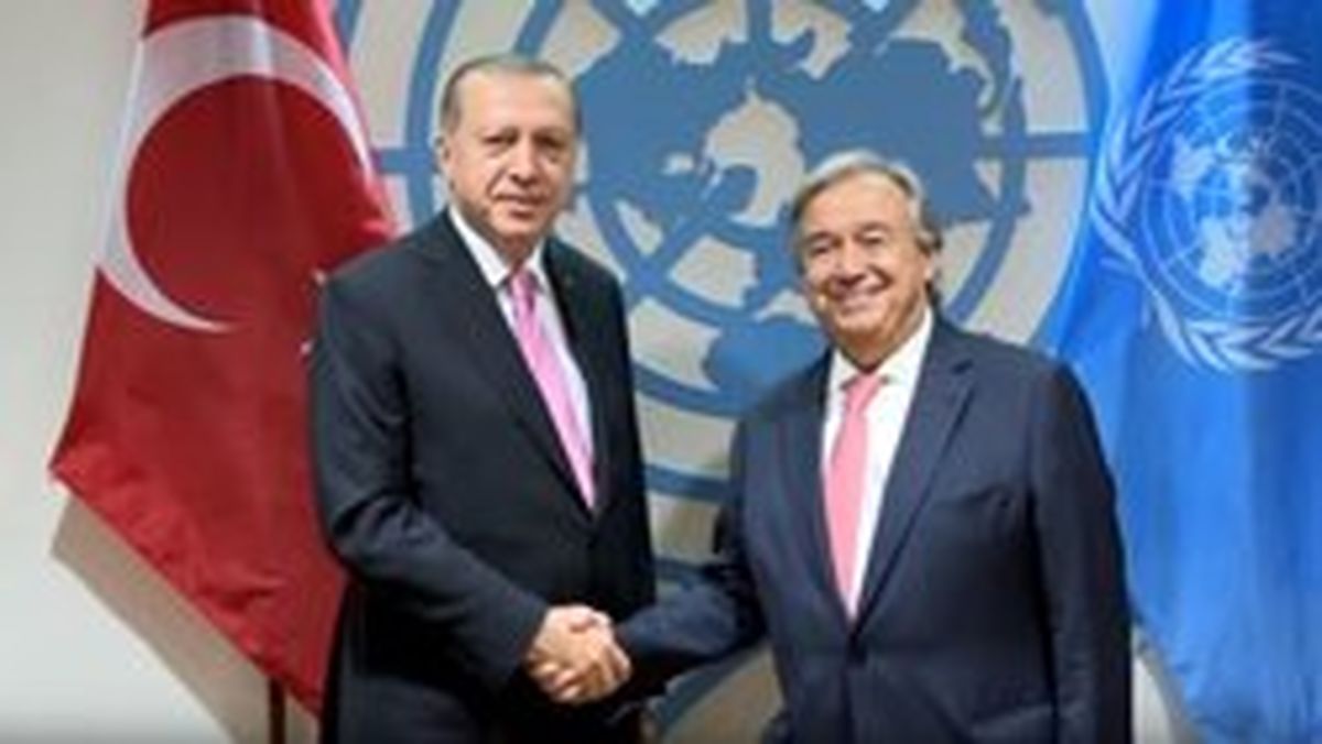 دیدار اردوغان با گوترش در استانبول