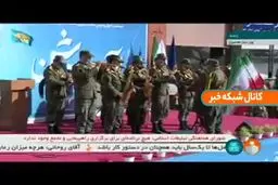 نواخت موسیقی سرود ملی جمهوری اسلامی ایران در مراسم راهپیمایی نمادین ۲۲بهمن