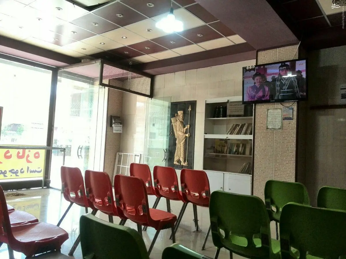 یک نانوایی مدرن در قم/ عکس