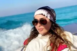تیپ خاص سمانه پاکدل در دل دریا+عکس