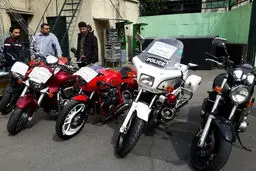 کشف موتورسیکلت سنگین قاچاق