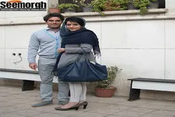 عکس های جدید امیرعلی نبویان و همسرش برای نمایش مرگ زنان زرد