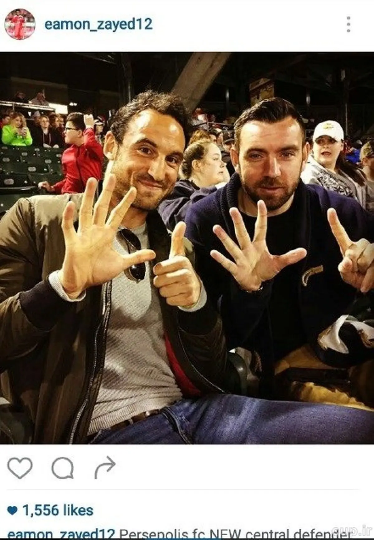 کری خوانی دوباره ایمون زاید برای استقلالی ها + عکس