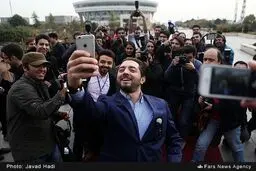 سلفی بهرام رادان در جشنواره فجر (عکس)