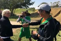 دیدار سرمربی استقلال با مجری محبوب تلویزیون/عکس