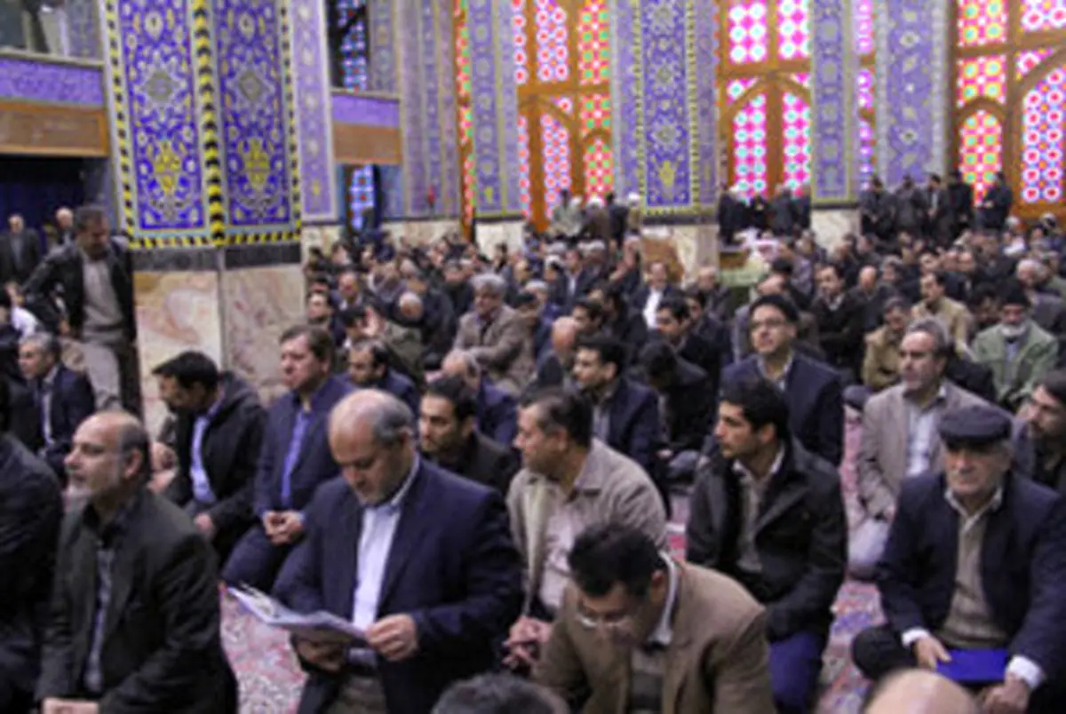 مجلس ترحیم فرزند آیت الله خاتمی/تصاویر