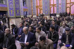 مجلس ترحیم فرزند آیت الله خاتمی/تصاویر