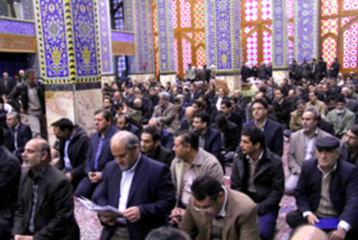 مجلس ترحیم فرزند آیت الله خاتمی/تصاویر