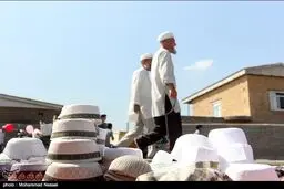 مراسم عمامه گذاری طلاب اهل سنت/عکس
