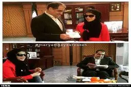ستایش مریم حیدرزاده از وزیر بهداشت+ عکس