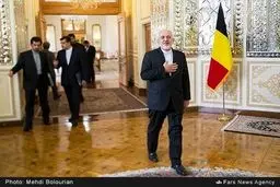 دیدار وزیر خارجه بلژیک با ظریف/تصاویر
