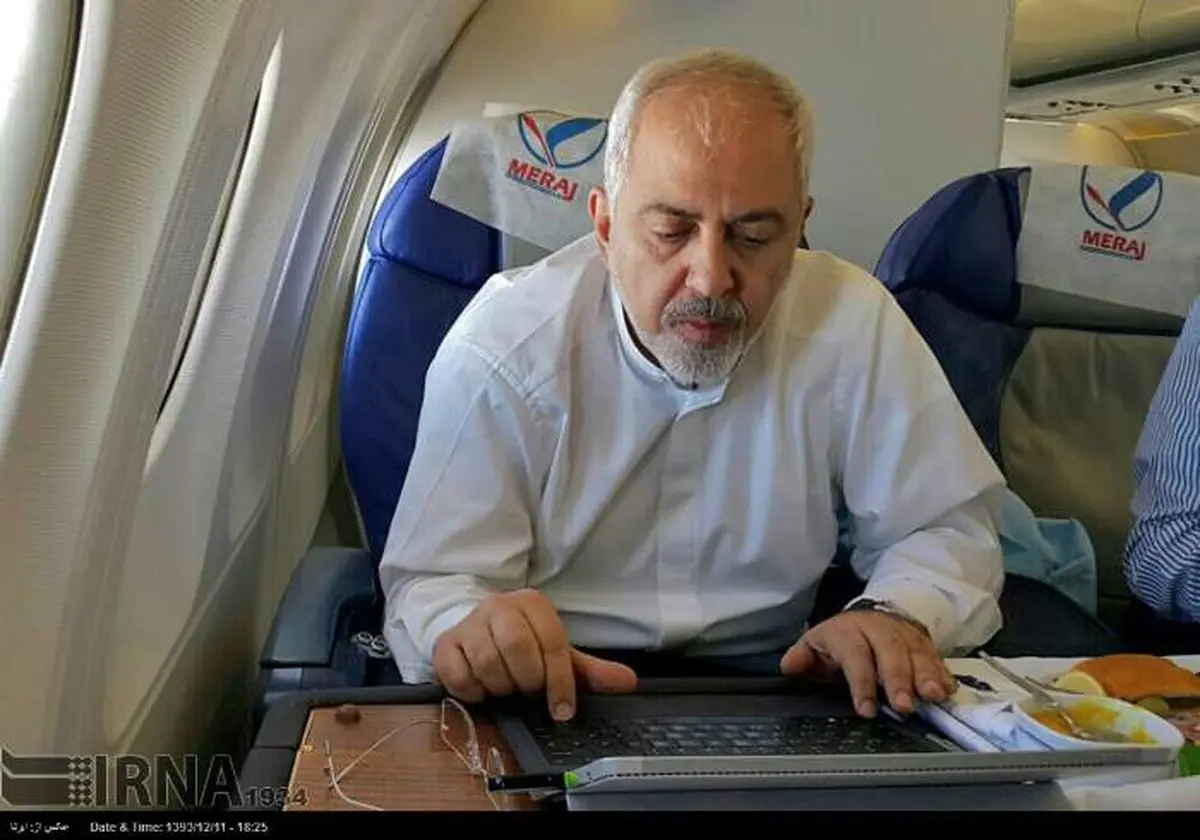 ظریف در راه دور جدید مذاکرات هسته ای/عکس