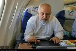 ظریف در راه دور جدید مذاکرات هسته ای/عکس