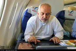 ظریف در راه دور جدید مذاکرات هسته ای/عکس